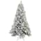 7ft. Pre-Lit and Pre-Decorated Glitter Mixed Pine Artificial Christmas Tree, Clear LED Lights